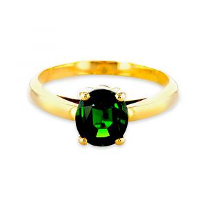 A tsavorite ring  1,63ct
