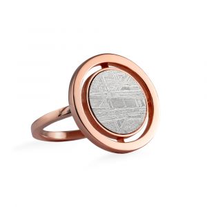 Meteorite round Ring