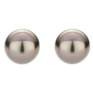 Tahitian Pearl earrings white gold 