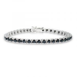 Black Diamond Tennis bracelet 6,51ct