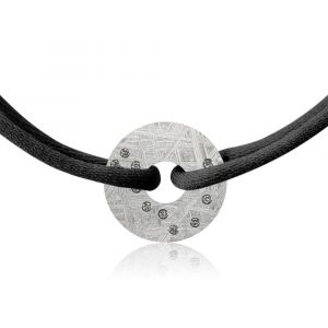 Constellation meteorite bracelet Dragon and diamonds