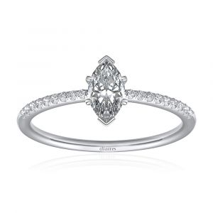 Diamond Marquise engagement ring